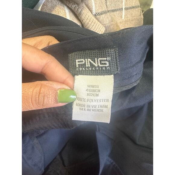 Ping Blue Pleated Golf Shorts - Picture 7 of 7